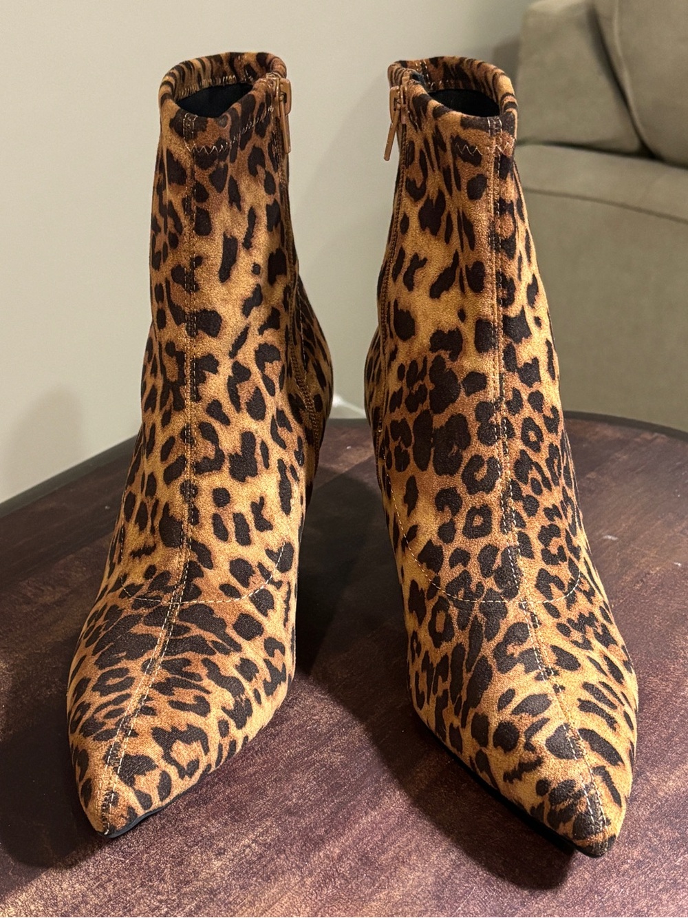 Wild Pair Mannon Pointed Toe Heeled Booties